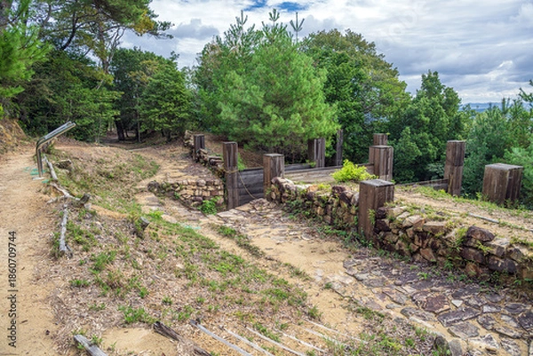 Obraz 岡山 鬼ノ城 南門跡