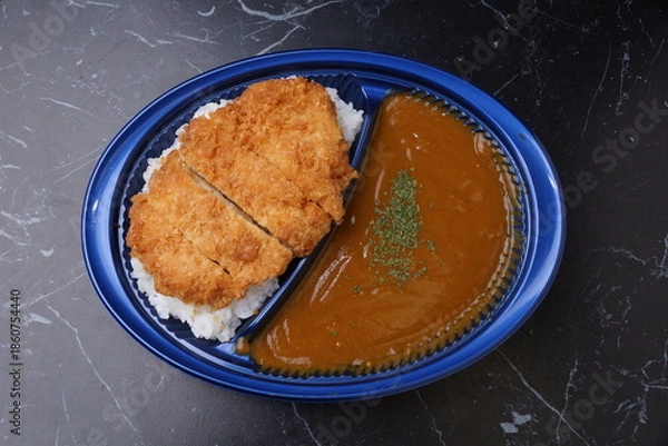 Obraz カツカレー弁当