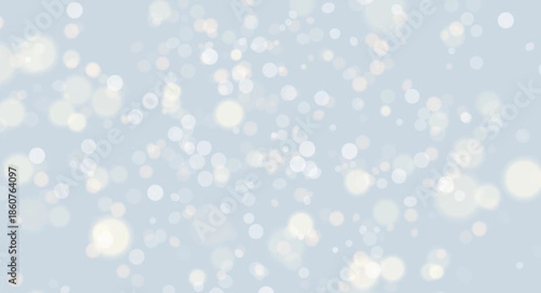 Obraz Soft Blue Bokeh Lights Abstract Background