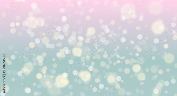 Obraz Pastel Bokeh Light Gradient Background