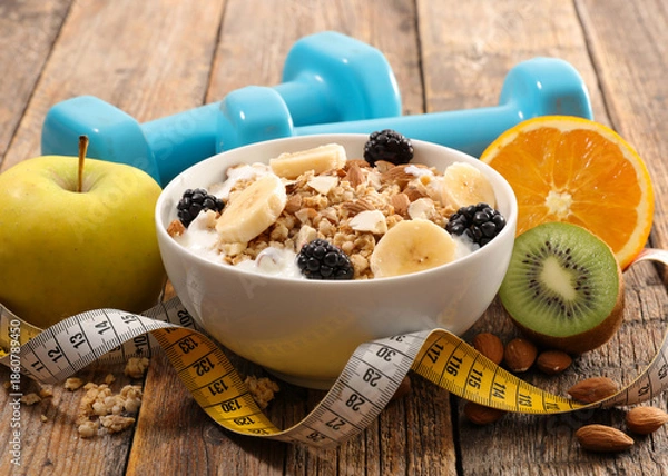 Obraz healthy breakfast meal