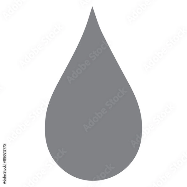 Obraz Simple Grey Droplet