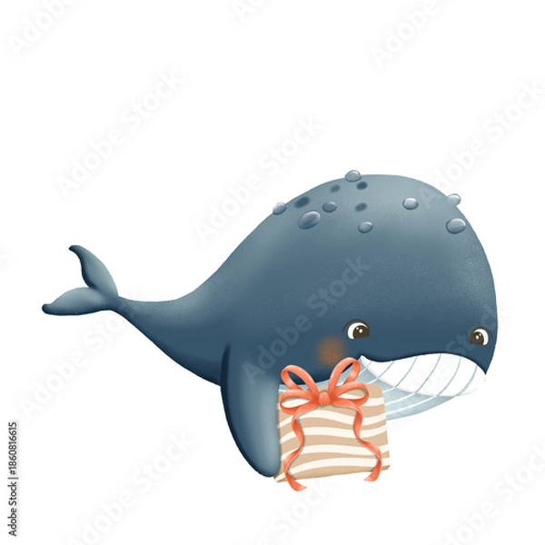 Obraz cute whale