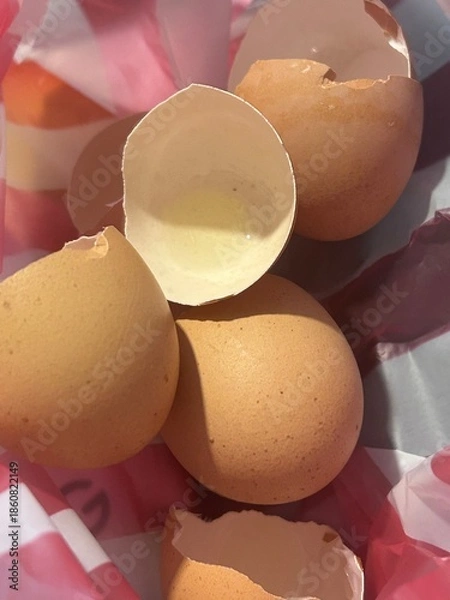 Obraz eggs and flour