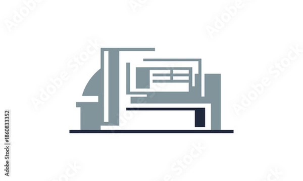 Obraz Modern Block Property Group Logo