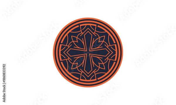 Obraz Orange Core Circuit Systems Logo