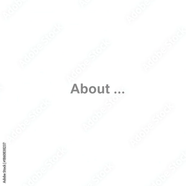 Obraz Text about with white background