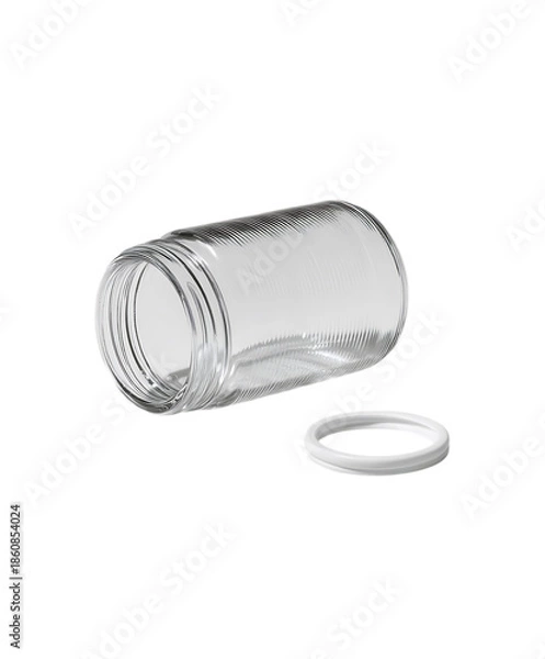 Obraz A tin can isolated on a white background