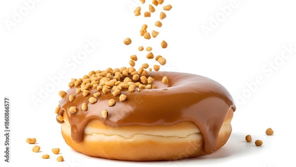 Obraz Caramel Nut Donut