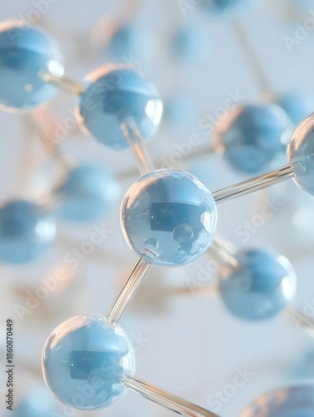 Fototapeta Molecules