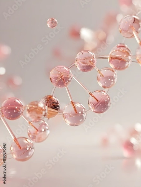 Fototapeta Molecules