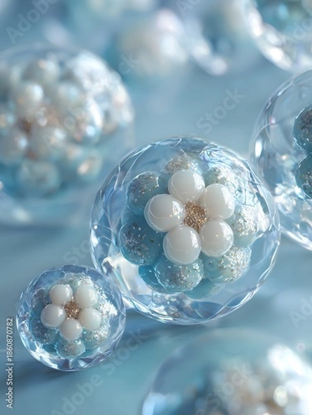 Fototapeta Molecules