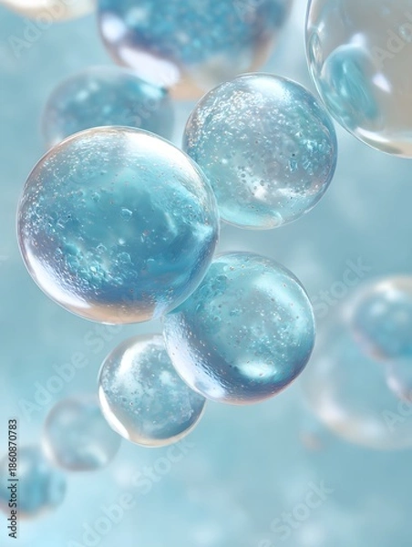 Fototapeta Molecules