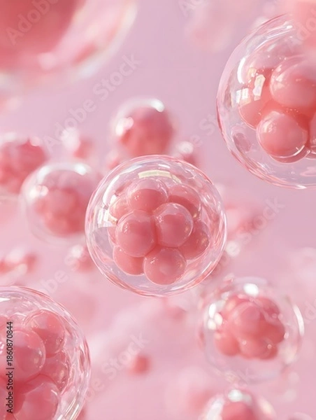 Fototapeta Molecules