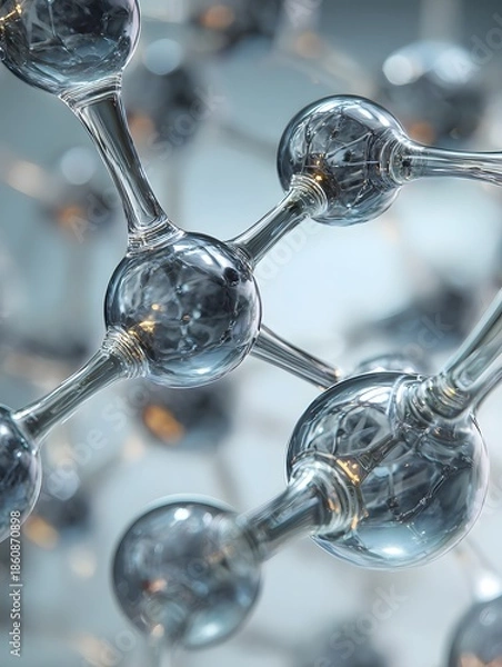 Fototapeta Molecules