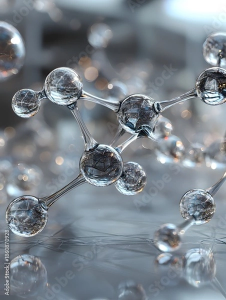 Fototapeta Molecules