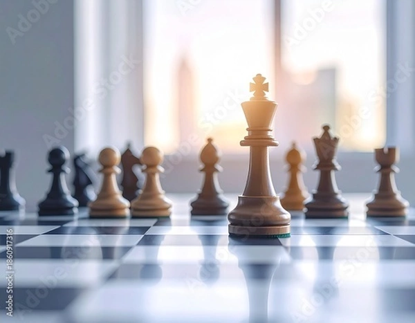 Fototapeta chess board game