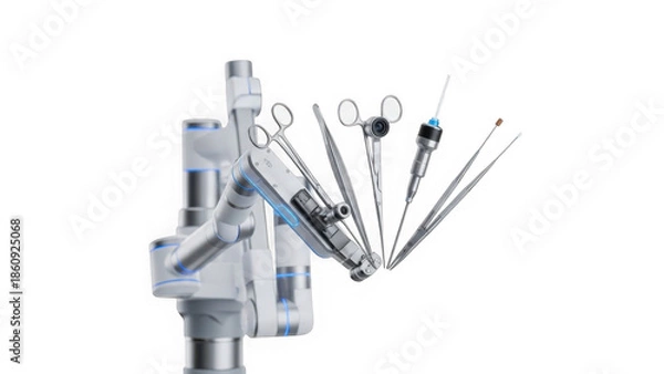 Obraz Robotic surgery tools and instruments for minimally invasive procedures