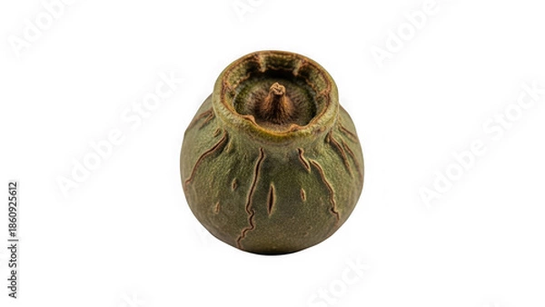 Obraz vase with textured surface and small opening