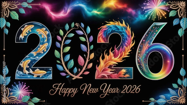 Obraz Happy new year 2026