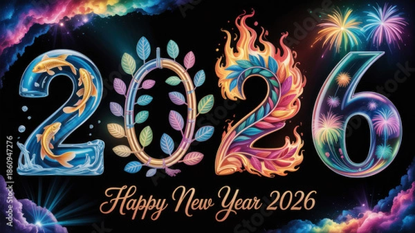 Obraz Happy new Year 2026