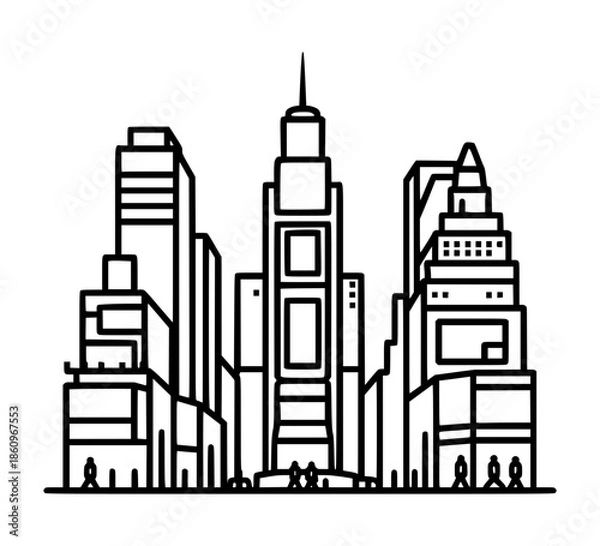 Fototapeta Times Square, NYC