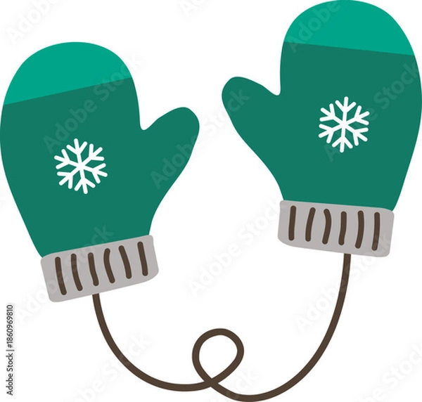 Obraz Cozy Winter Mittens