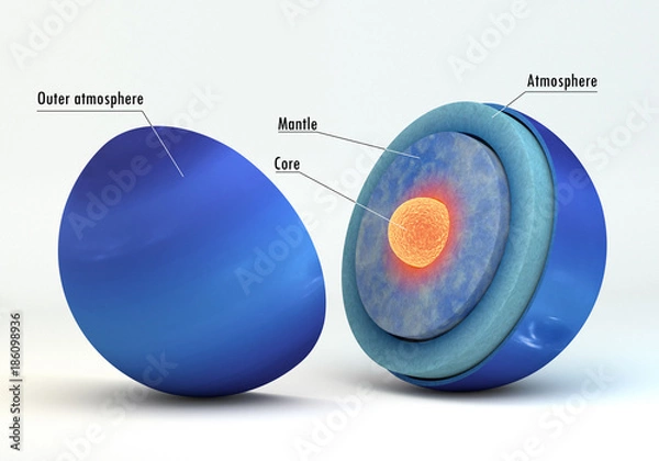 Obraz Neptune inner structure for science