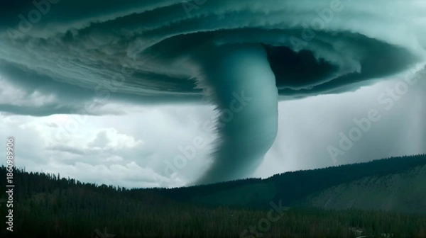 Obraz Rainbow Vortex in the Sky