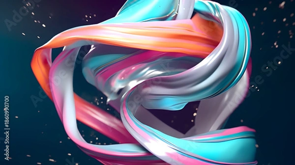 Obraz Vibrant Tornado Swirl