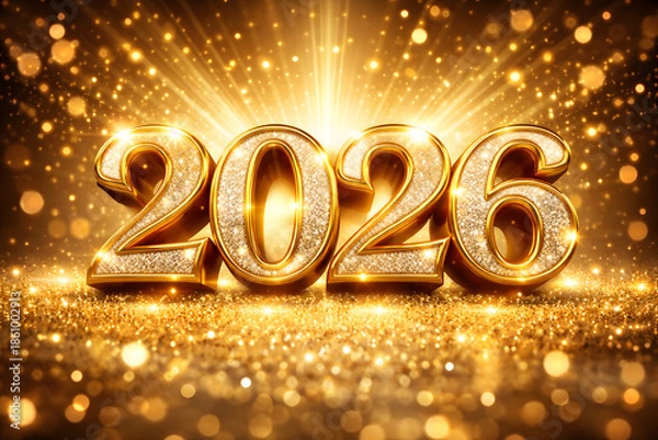 Obraz 2026 view with gold theme