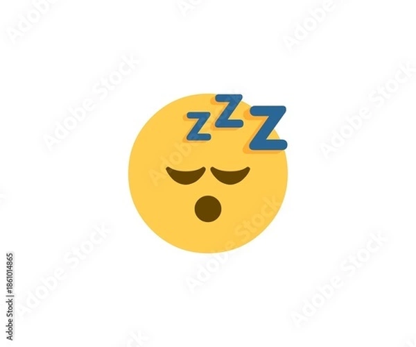 Obraz 3D happy smiley face icon