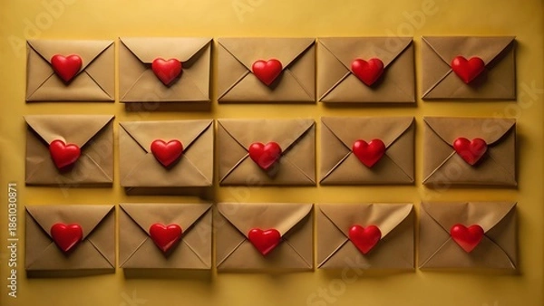 Obraz playing cards with hearts