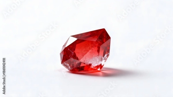 Obraz RedFacetedGemstone