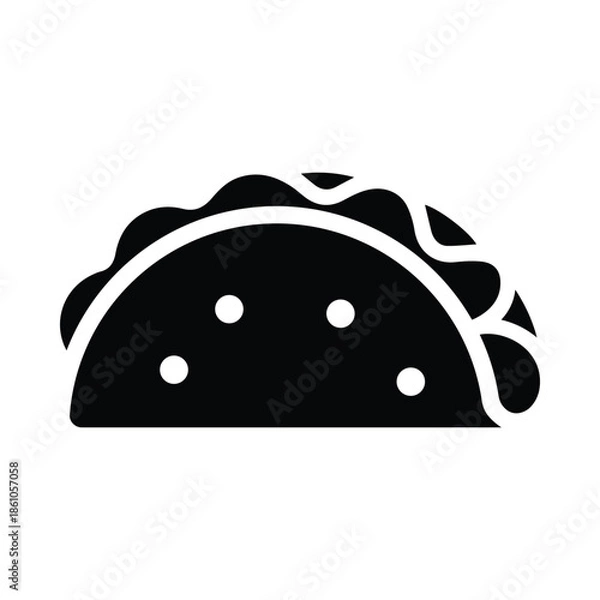 Fototapeta Taco icon
