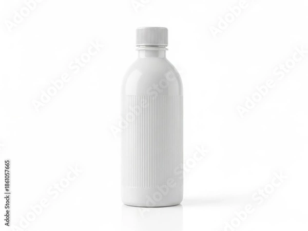 Obraz White bottle isolated on white background