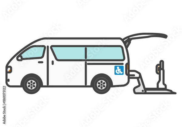 Obraz 車椅子リフト付きバン｜福祉車両シリーズ