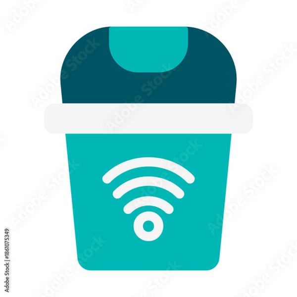 Obraz smart waste bin