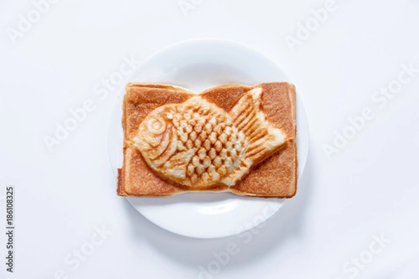 Fototapeta 皿の上のタイヤキ