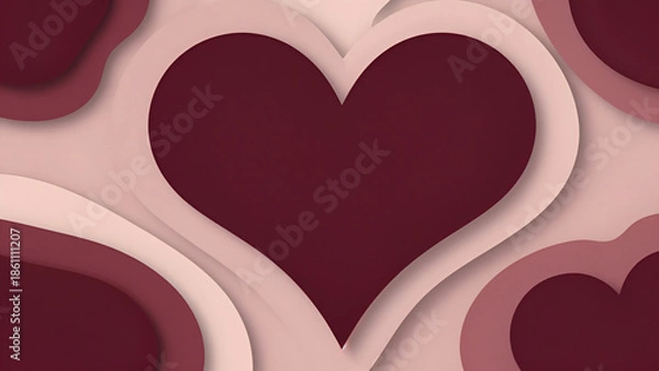 Fototapeta heart background
