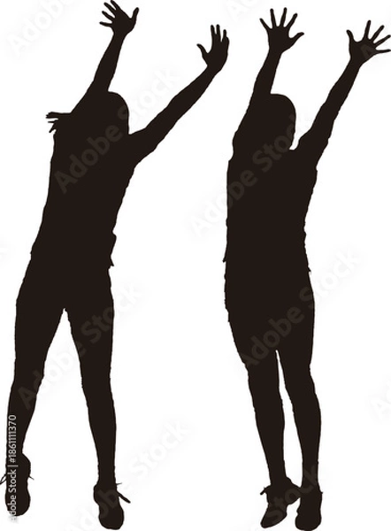 Obraz バレーボールの試合の様子