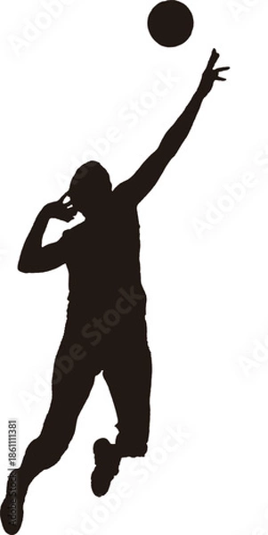 Obraz バレーボールの試合の様子