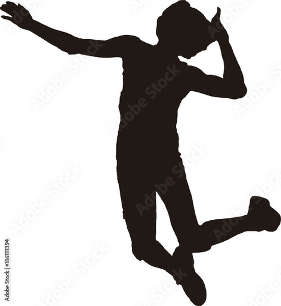 Obraz バレーボールの試合の様子