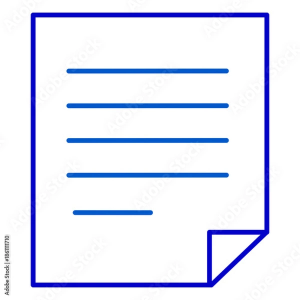 Obraz Document Page Writing Icon
