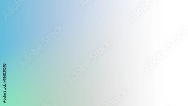 Obraz Abstract dark blue green gradient background on transparent background