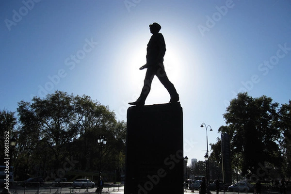 Obraz シャルルドゴールの銅像