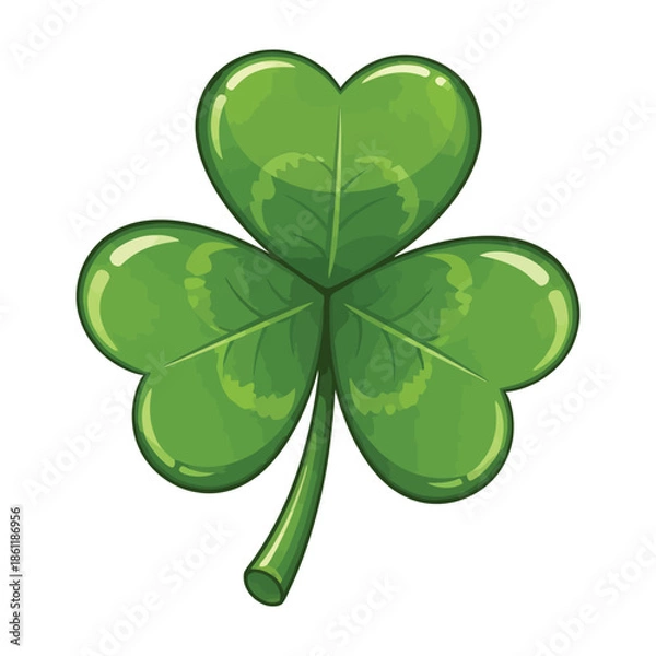 Obraz Vibrant green shamrock