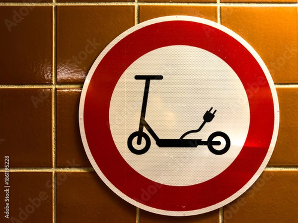 Obraz E-Scooter Verbot