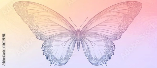 Obraz Delicate Butterfly Wings.