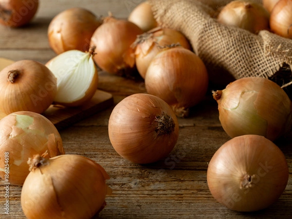 Obraz たくさんの玉ネギ